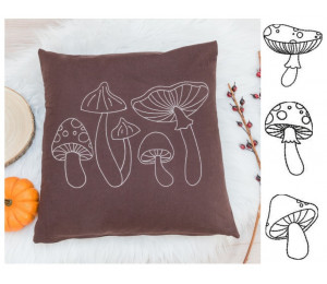 ADVENTSKALENDER 15. Dezember - Stickserie Pilzwald Doodle Appli